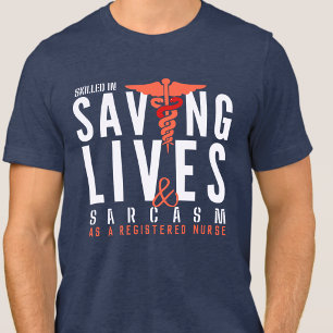 Camiseta Especializado em Salvar Vidas - Trabalho Médico de