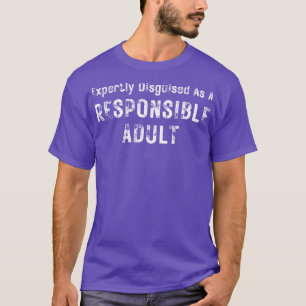 Camiseta Especialmente Disfarçado Como Um Adulto Engraçado