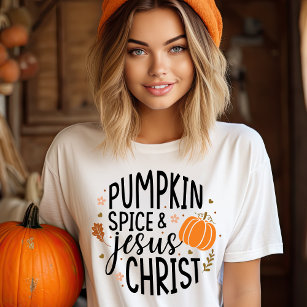 Camiseta Especiarias de abóbora e Cristo de Jesus