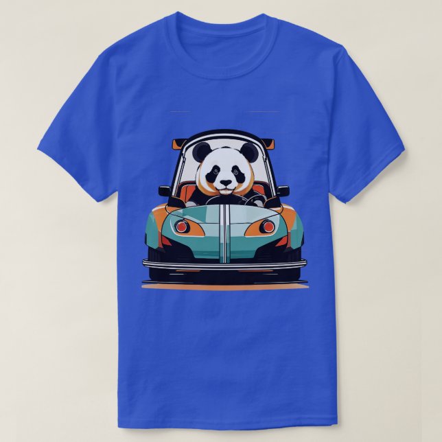 Camiseta Espécie Ameaçada de Urso de Panda (Frente do Design)