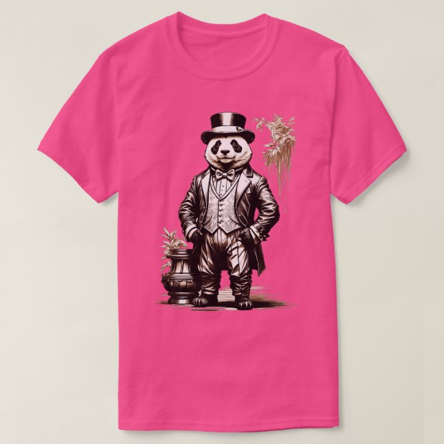 Camiseta Espécie ameaçada Urso de Panda Dr. Garfield (Frente do Design)