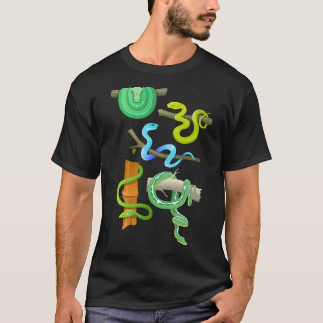 Camiseta Espécie Educativa E Tipos De Cobras 17 (Frente)
