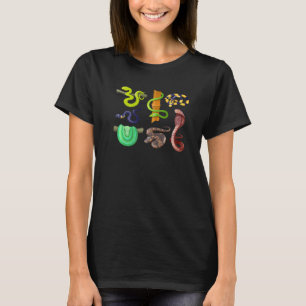 Camiseta Espécie Educativa E Tipos De Cobras 26
