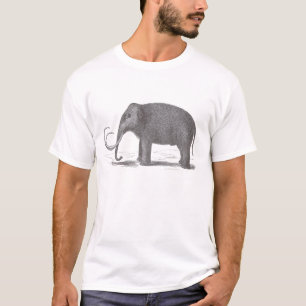 Camiseta Espécie extinto do Mastodon do Mammoth Woolly