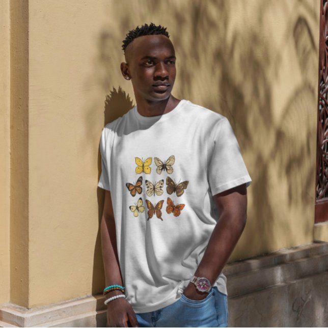 Camiseta Espécies da borboleta (Criador carregado)