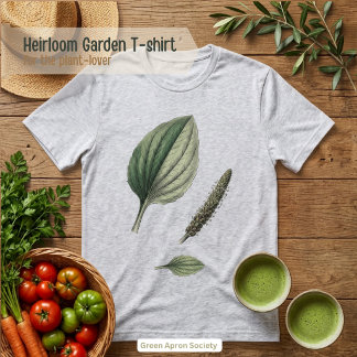 Camiseta Espécime Botânico de Folha de Banana-da-terra
