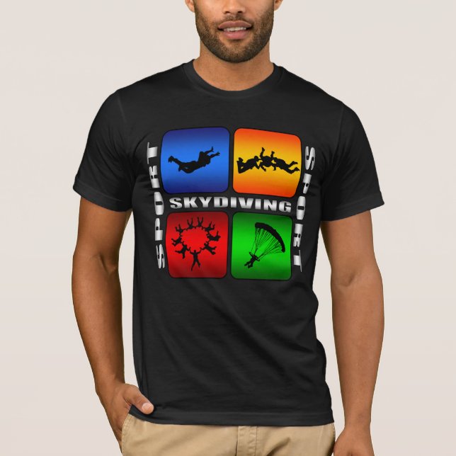 Camiseta Espectacular Salto de Paraquedas (Frente)