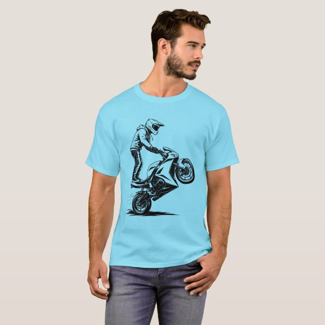 Camiseta Espectáculo de Moto Esportiva (Frente Completa)