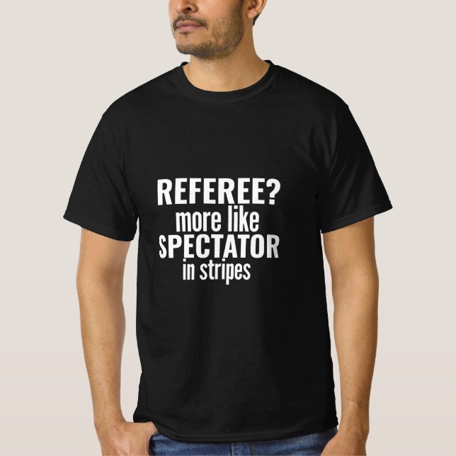 Camiseta Espectador de Referências Engraçado no Design de a (Frente)