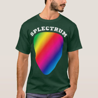 Camiseta Espectro de espectro radioativo de espectro de cor