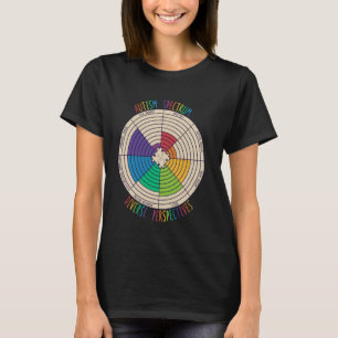 Camiseta Espectro do Autismo Diversas Perspectivas Adultos