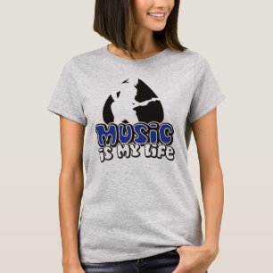 Camiseta Espectro Guitarista - Música É Minha Vida