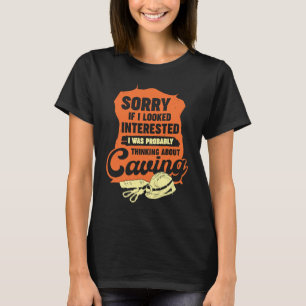 Camiseta Espelhamento em nuvem para um castor de potholing