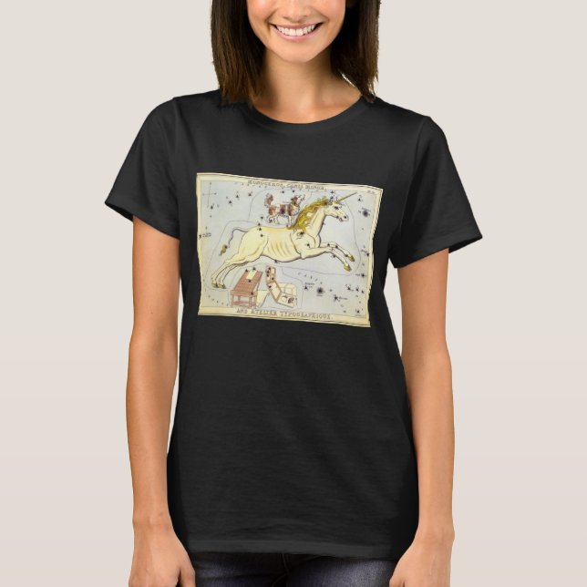 Camiseta Espelho da Urânia, Mapa Celestial da Astronomia Vi (Frente)