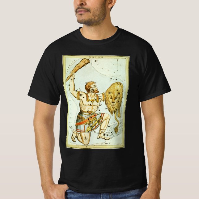 Camiseta Espelho da Urânia, Mapa Celestial da Astronomia Vi (Frente)
