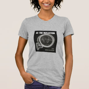 Camiseta Espelho de Inteligência Artificial Dados Ciberpunk