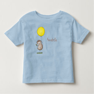 Camiseta Espelho de ouriço e desenho de balão