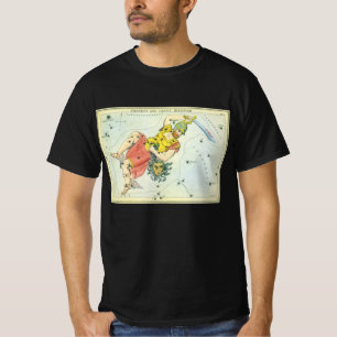 Camiseta Espelho de Urânia, Mapa Celeste de Astronomia Anti