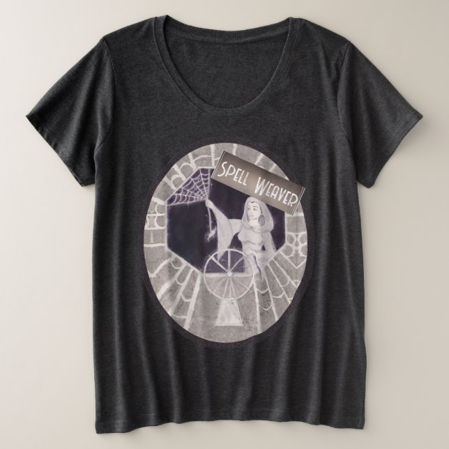 Camiseta Espelho ortográfico gótico (Frente do Design)