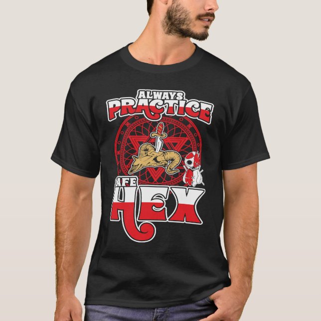 Camiseta Espelhos Mágicos E Maldições De Bruxas Hex (Frente)