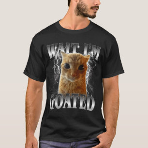 Camiseta Espera eu sou lendário meme engraçado de gato olha