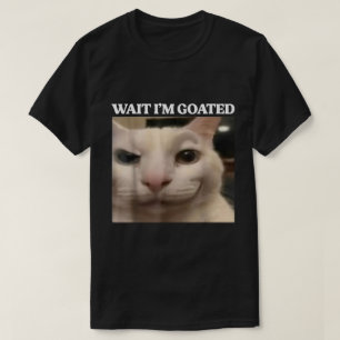 Camiseta Espera, eu sou o Design do Meme Gato