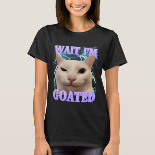 Camiseta Espera, eu sou o gato divo, meme de gato engraçado
