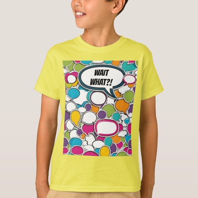 Camiseta Espera o quê?! (Frente)