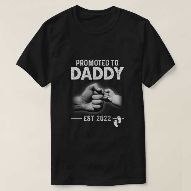 Camiseta Espera-Se Que O Novo papai Seja Promovido Em Breve (Frente do Design)