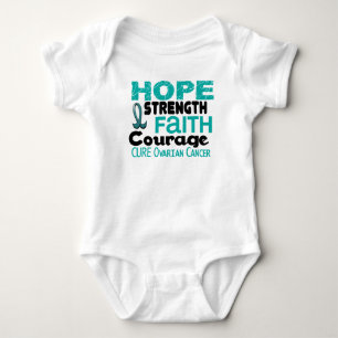 Camiseta ESPERANÇA 3 do câncer de ovário
