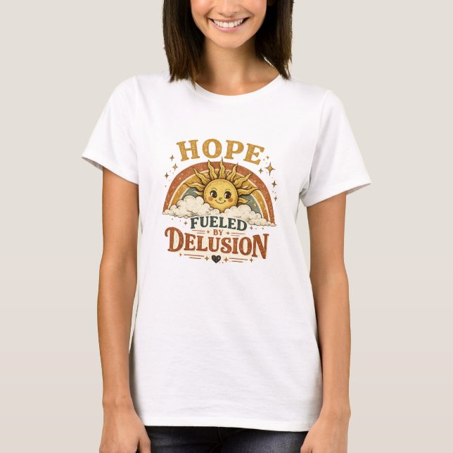 CAMISETA ESPERANÇA ALIMENTADA POR ILUSÃO (Frente)