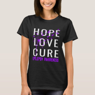 Camiseta Esperança amor cura consciência epiléptica