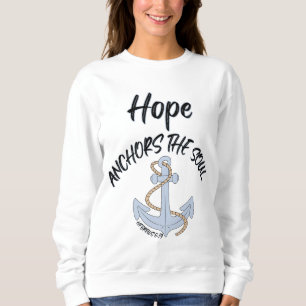 Camiseta Esperança ancora a Bíblia da alma, fala mulher