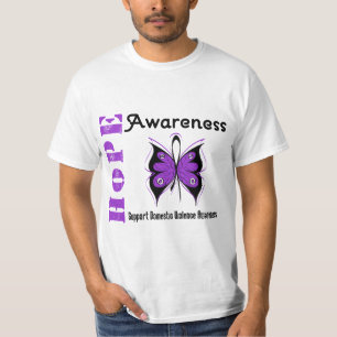Camiseta Esperança Conscientização Borboleta Violência Domé