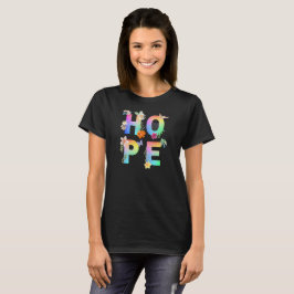 Camiseta Esperança de inspiração motivacional artística pos
