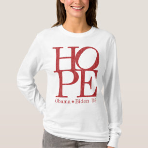 Camiseta Esperança de Obama Biden retro