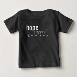Camiseta Esperança de reconhecimento do cancer de suporte à
