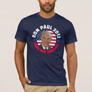 Camiseta Esperança de Ron Paul para América
