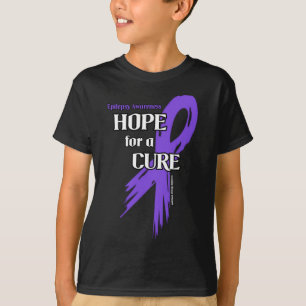 Camiseta Esperança de uma Cura/Ribbon Rasgado...Camiseta Ep