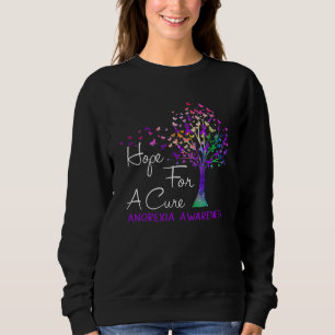 Camiseta Esperança De Uma Fita De Sensibilização Da Anorexi