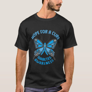 Camiseta Esperança De Uma Sensibilização Para A Diabetes Ti