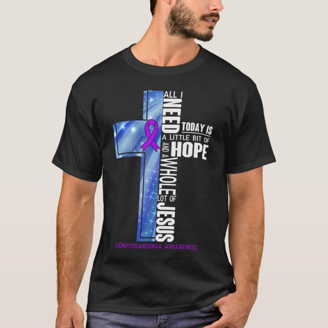 Camiseta Esperança E Muitos Jesus Leiomyosarcoma Conhecem (Frente)