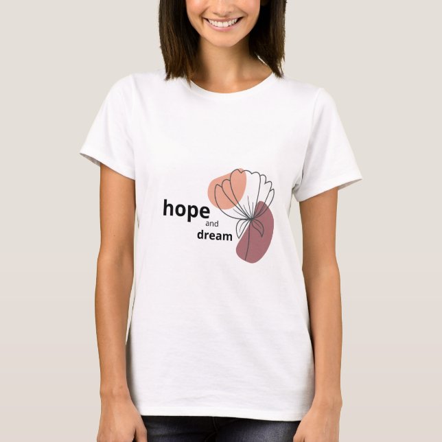 Camiseta Esperança e sonho (Frente)