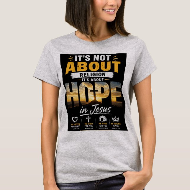 Camiseta Esperança em Jesus (Frente)