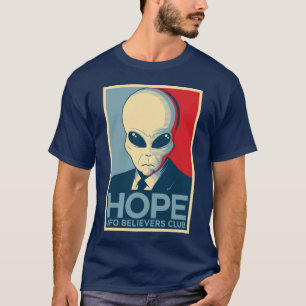 Camiseta Esperança estrangeira - CLUBE dos CRENTES do UFO