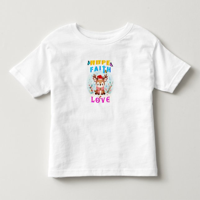 Camiseta Esperança Fé Amor (Frente)