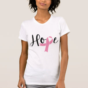 Camiseta Esperança Friso Rosa, Cancer de Mama Sensibilizaçã