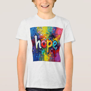 Camiseta Esperança Grafite Estilo Abstrato 104