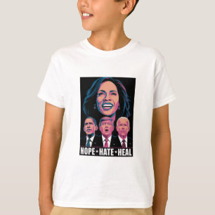 Camiseta Esperança Ódio Cura Levante Kamala 2024
