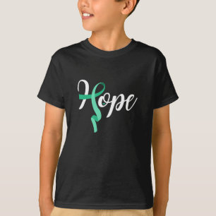 Camiseta Esperança pela saúde mental - Fita Verde sobre saú